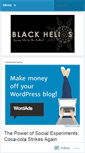 Mobile Screenshot of blackhelios.wordpress.com