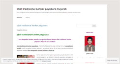 Desktop Screenshot of obatkankerpayudaramujarabalami.wordpress.com