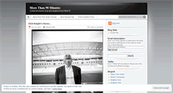 Desktop Screenshot of morethan90minutes.wordpress.com