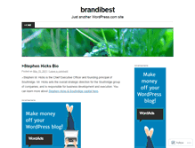 Tablet Screenshot of brandibest.wordpress.com