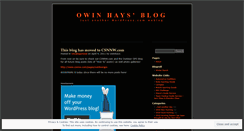 Desktop Screenshot of owinhays.wordpress.com