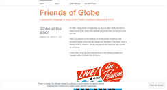 Desktop Screenshot of friendsofglobe.wordpress.com