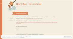 Desktop Screenshot of hedgehoghomeschool.wordpress.com