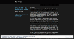 Desktop Screenshot of farhorizonband.wordpress.com