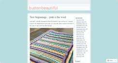 Desktop Screenshot of buttonbeautiful.wordpress.com