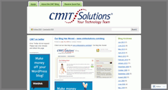 Desktop Screenshot of cmitsolutions.wordpress.com