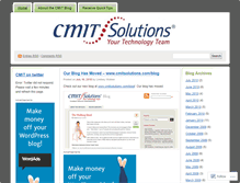 Tablet Screenshot of cmitsolutions.wordpress.com