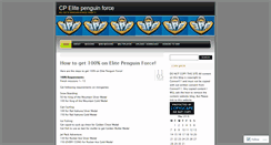 Desktop Screenshot of clubpenguin0910ds.wordpress.com
