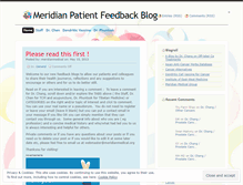 Tablet Screenshot of meridianmedical.wordpress.com