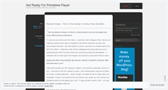 Desktop Screenshot of notreadyforprimetimeplayer.wordpress.com