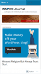 Mobile Screenshot of blackinspired.wordpress.com