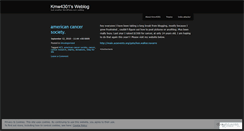 Desktop Screenshot of kmw4301.wordpress.com