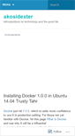 Mobile Screenshot of akosidexter.wordpress.com
