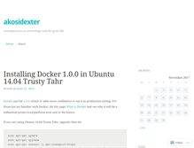 Tablet Screenshot of akosidexter.wordpress.com