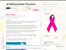 Tablet Screenshot of kankerpayudara.wordpress.com