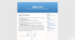 Desktop Screenshot of cmosvco.wordpress.com