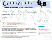 Tablet Screenshot of gimpypets.wordpress.com