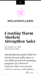 Mobile Screenshot of melainhillard.wordpress.com