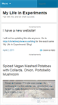 Mobile Screenshot of experimentalme.wordpress.com