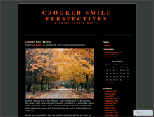 Tablet Screenshot of crookedsmilephotography.wordpress.com