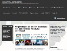 Tablet Screenshot of comunitateadeadvocacy.wordpress.com