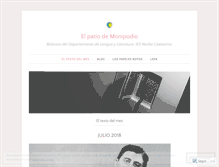 Tablet Screenshot of lenguanorba.wordpress.com