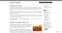 Desktop Screenshot of deamer.wordpress.com