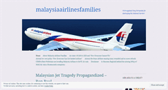 Desktop Screenshot of malaysiaairlinesfamilies.wordpress.com