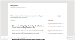 Desktop Screenshot of megafs.wordpress.com