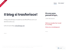 Tablet Screenshot of juliusdesign.wordpress.com