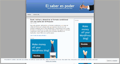 Desktop Screenshot of elsaber.wordpress.com