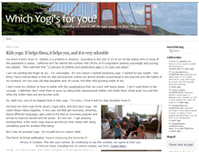 Tablet Screenshot of findingyogasf.wordpress.com