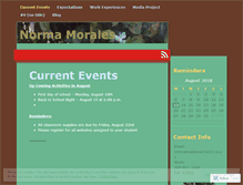 Tablet Screenshot of normorales.wordpress.com