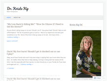 Tablet Screenshot of drkristakip.wordpress.com