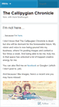 Mobile Screenshot of callipygianchronicle.wordpress.com