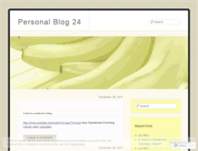 Tablet Screenshot of personalblog247.wordpress.com