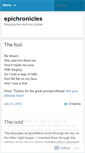 Mobile Screenshot of epichronicles.wordpress.com