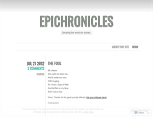 Tablet Screenshot of epichronicles.wordpress.com