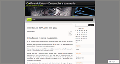 Desktop Screenshot of codificandoideias.wordpress.com