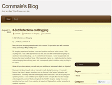 Tablet Screenshot of commale.wordpress.com