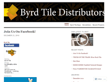 Tablet Screenshot of byrdtile.wordpress.com