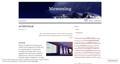 Desktop Screenshot of memming.wordpress.com