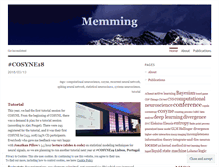 Tablet Screenshot of memming.wordpress.com