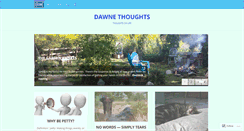 Desktop Screenshot of dawnethoughts.wordpress.com
