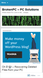 Mobile Screenshot of brokenpc.wordpress.com