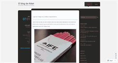 Desktop Screenshot of aldair.wordpress.com
