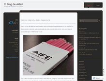 Tablet Screenshot of aldair.wordpress.com