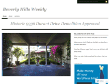 Tablet Screenshot of bhweekly.wordpress.com