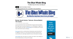Desktop Screenshot of bluewhalestudios.wordpress.com