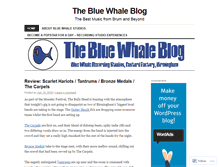Tablet Screenshot of bluewhalestudios.wordpress.com
